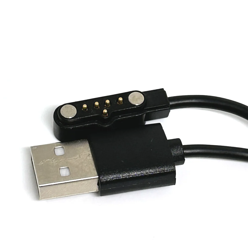 5Pin 60CM Universal Smart Watch Ladegerät Kabel Magnetisches Ladekabel 5 Pin USB 2,54MM Ladegerät