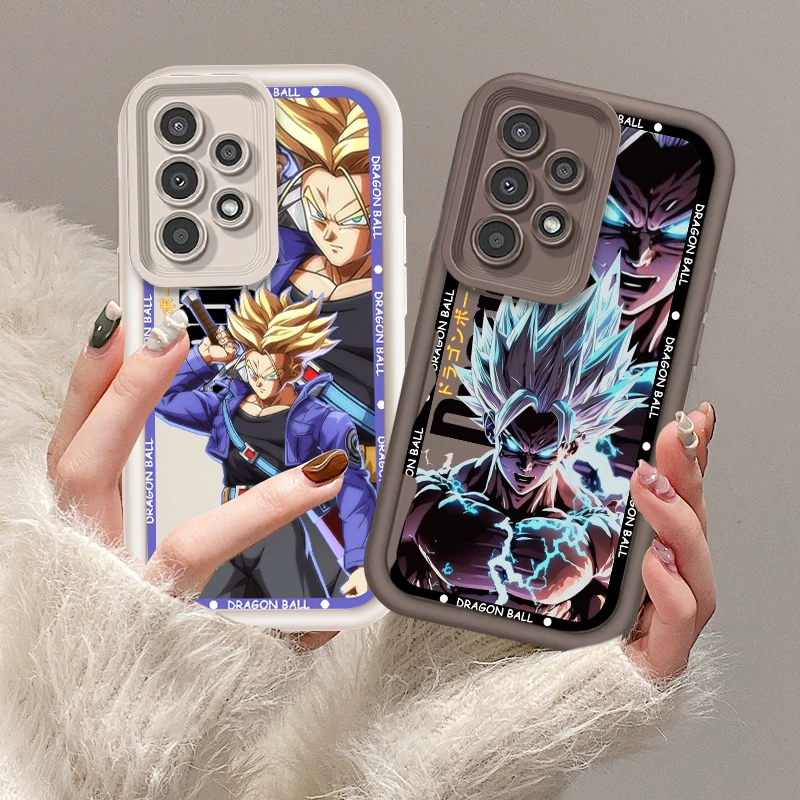 

D-Dragon Ball Gohan Goku For Samsung A73 A71 A54 A53 A52 A51 A33 A32 A21S A14 A13 A12 A03 A04 A05 5G Eye Ladder Soft Phone Case