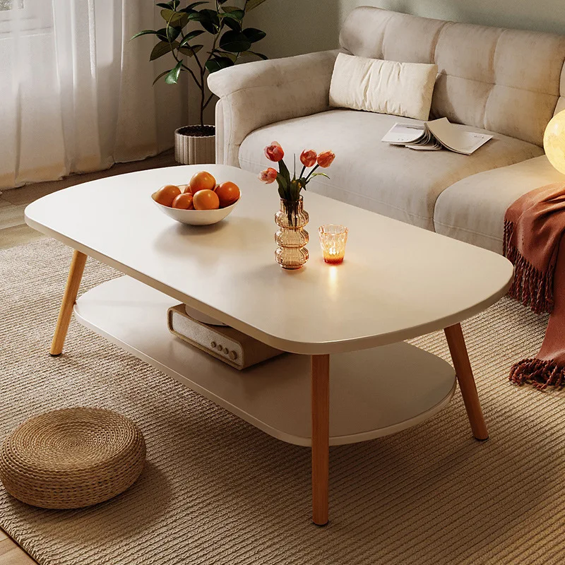 AOLIVIYA Tea Coffee Table Nightstand Storage Rack Sofa Corner Side End Stand Simple Bedroom Rental Small Apartment Home