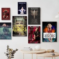 Aurora Aksnes Singer Classic Vintage Posters Whitepaper Prints Posters Artwork Kawaii Room Decor