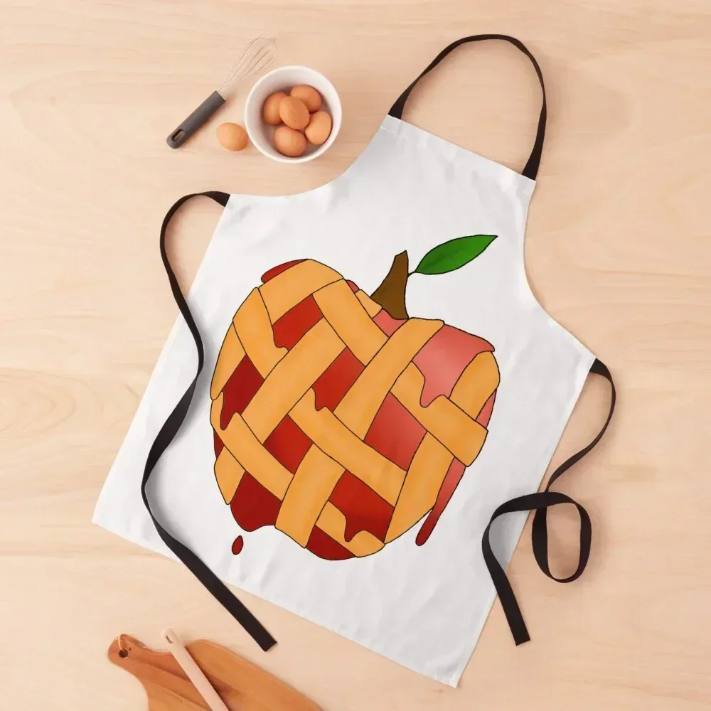 

Apple Pie Apron Women's Dress Kitchen Household Items Men's Kitchen Bib For Kitchen Apron