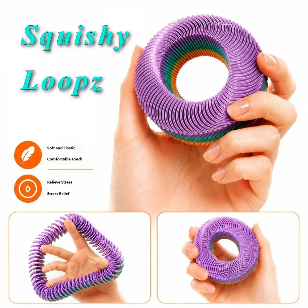 Spiral 3D Printed Stress Relief Toy Decompression Device Series Stretchable Fidget Toy For Kids & Adults Anxiety Relief