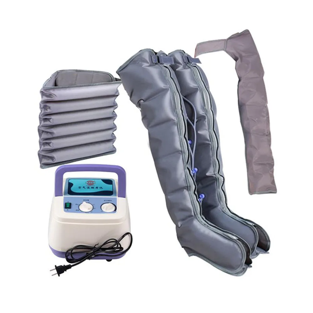 Tall Man Extended Version Air Compression Massager Handheld Controller Blood Circulation Pump Wrap Set Relax Massage Body Weight