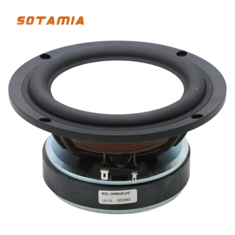 SOTAMIA 1Pc 6.5 Inch Audio Speaker 4 Ohm 200W DCC Ceramic Basin Speaker Aluminum Frame Bookshelf Box HIFI Loudspeaker for M126be