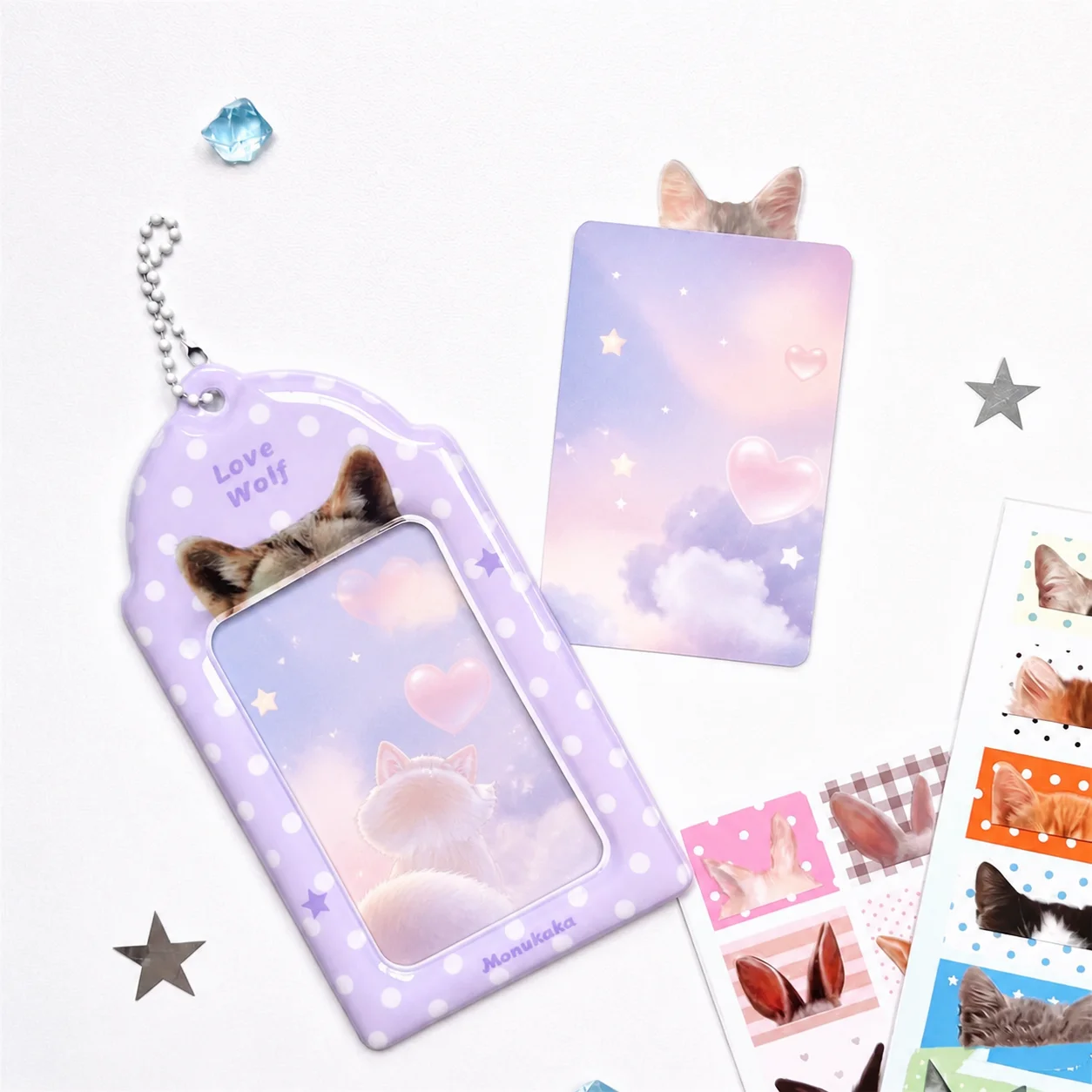 Card Holder Smooth PVC Card Holder Cartoon Card Holder Compact For Daily Carry