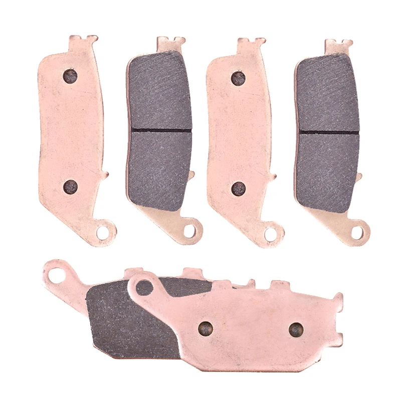 

Motorcycle Front And Rear Copper Brake Pads For Kawasaki KLE 650 Versys 2016-2021 Z 650 ER 650 2017-2021 Z 750 ZR 750 2007-2011