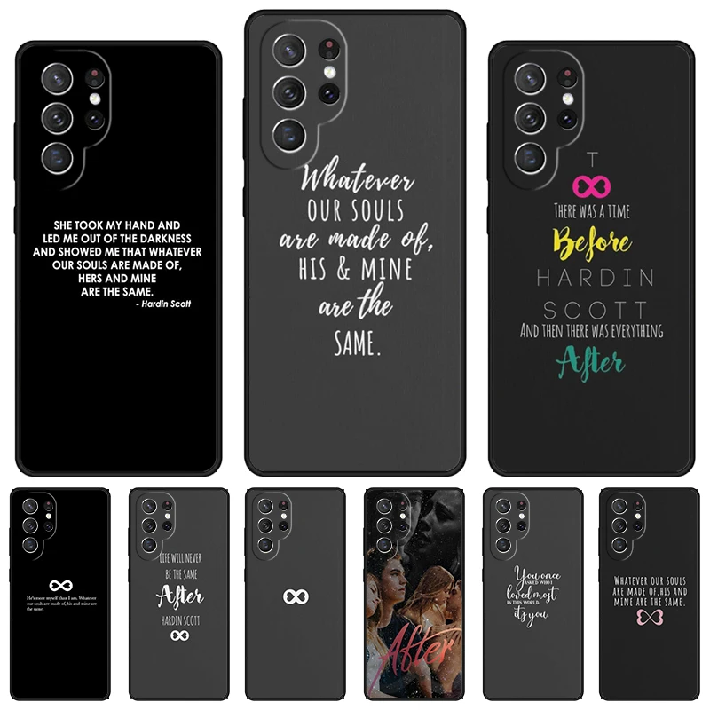 After We Collided Hardin Scott Tessa phone case For Samsung Galaxy S24 S23 S22 Ultra Note 10 20 Plus S8 S9 S10 S20 S21 FE Cover