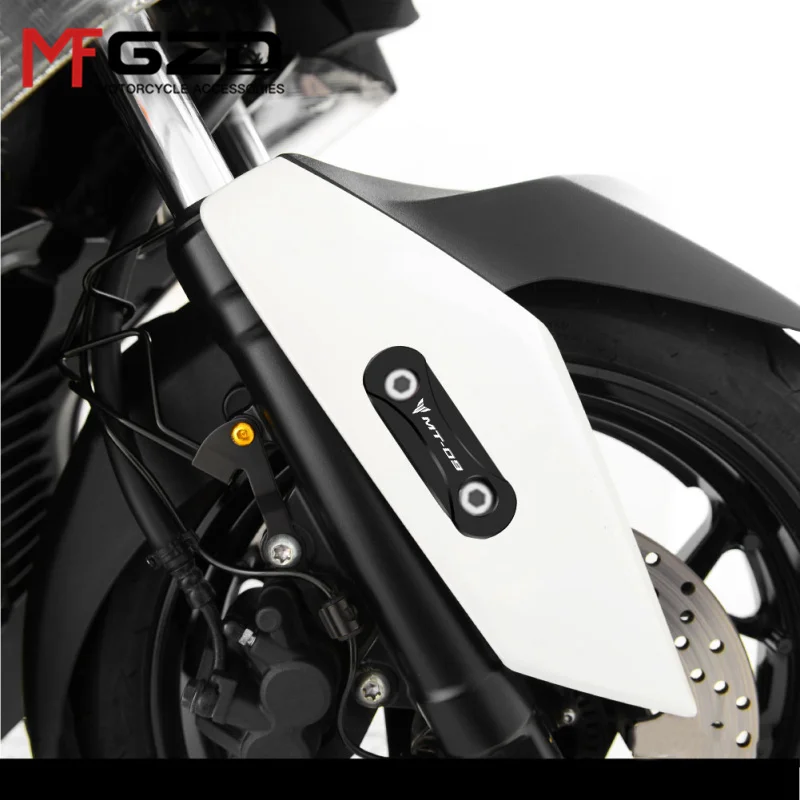 For Yamaha MT-07 MT-09 FZ07 FZ09 2014-2022 2023 Motorcycle Accessories CNC Front Axle Fender Trim Decorative Cover mt07 mt09