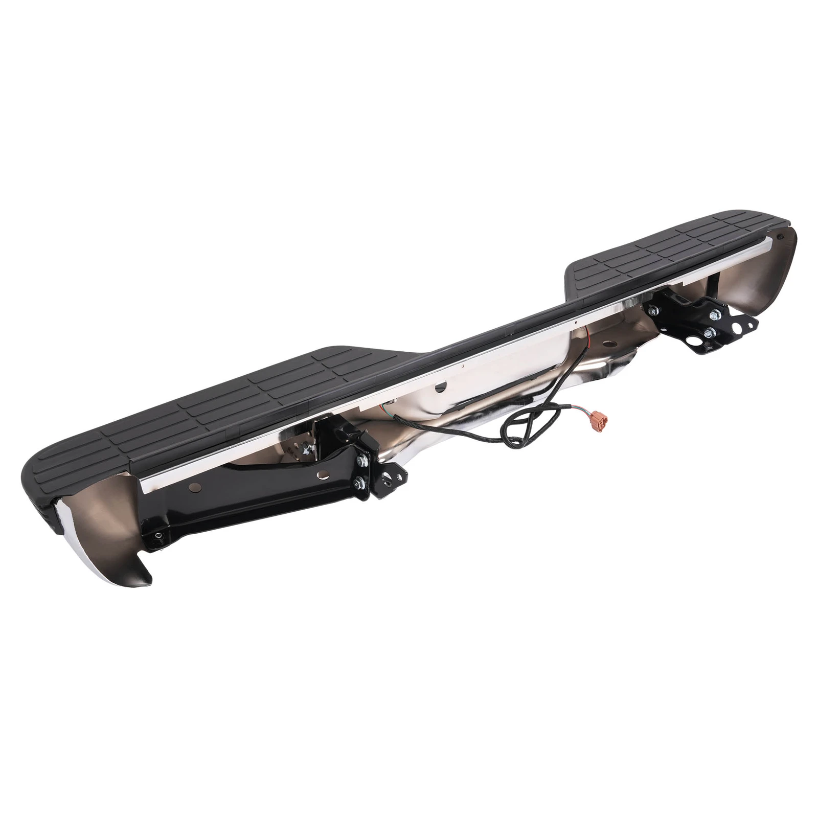 Chrome Step Bumper For 88-00 Chevy Silverado GMC Sierra C/K 1500 2500 Fleetside