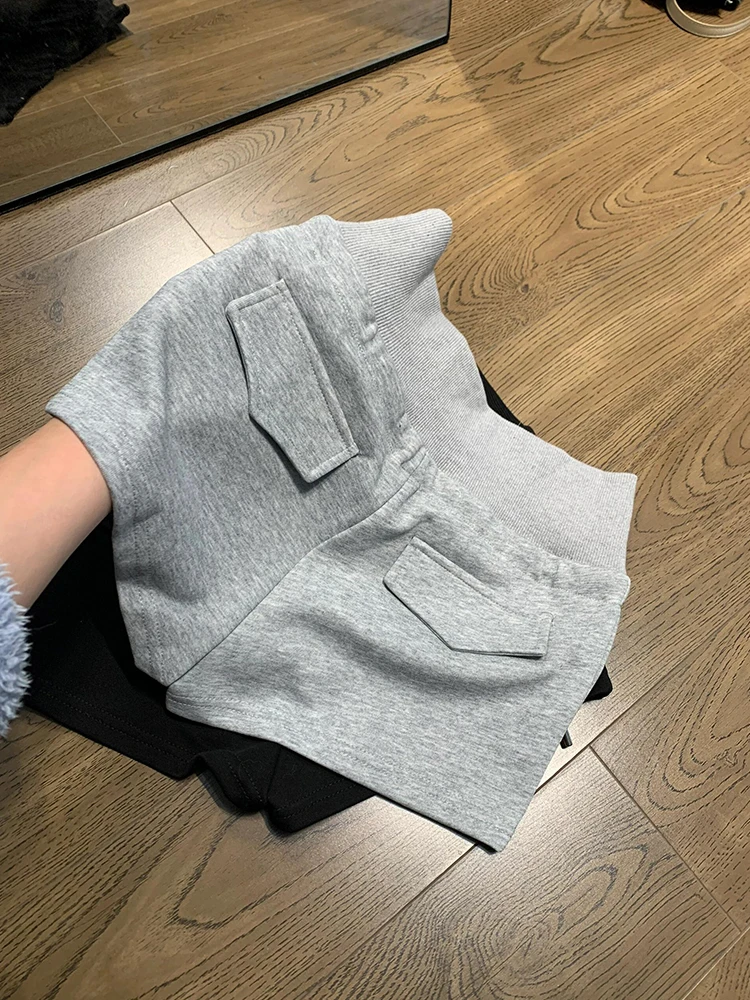 ey ارتفاع الخصر orts غير رسمية المرأة الصيف ملابس خارجية ألف خط واسعة الساق السراويل الساخنة Dstring مريحة للتنفس ort P...