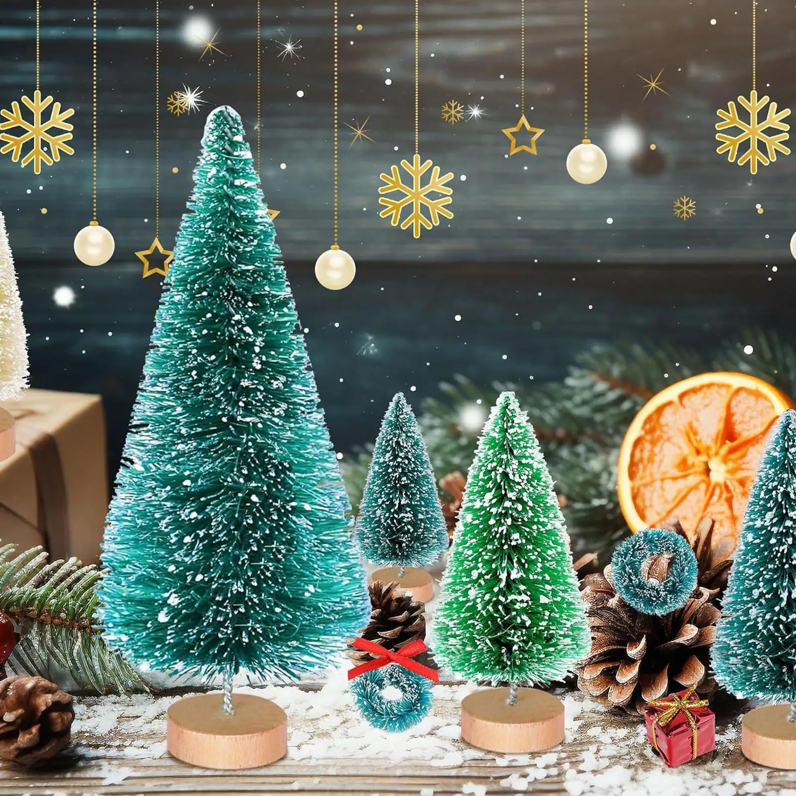 

Мини-рождественская елка, небольшой набор искусственных рождественских елок, искусственная декоративная центральная часть, праздничное украшение для спальни, гостиной