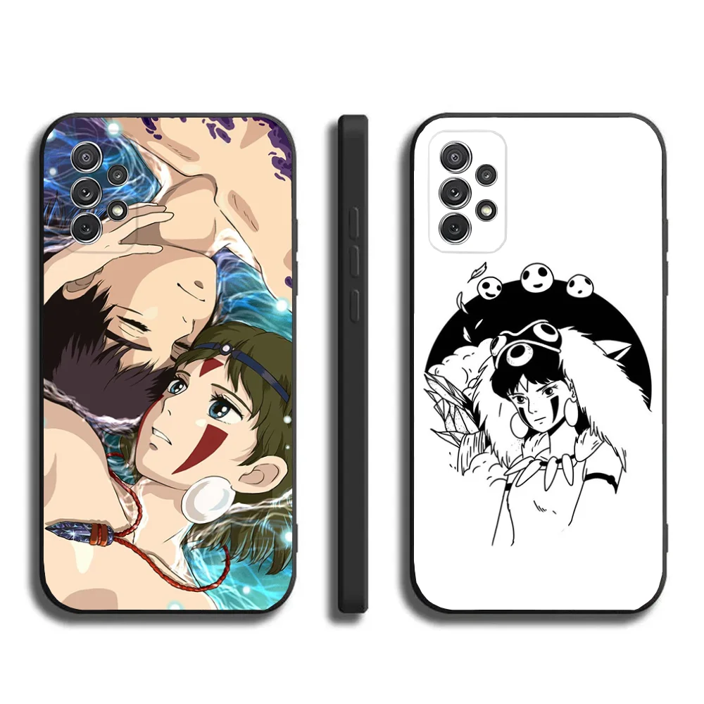 M-Mononoke H-Himes Phone Case For Samsung Galaxy A20,A21s,A22,A31,A32,A52,A53,A72,73,A80,A91Soft Black Cover