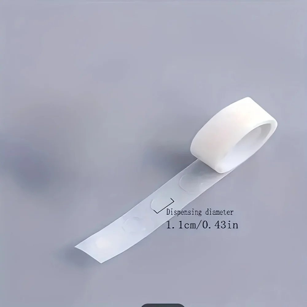 100 Dot Double Sided Adhesive Poster Clear Glue Point Tape Round No Traces Strong Adhesive Sticker Waterproof For Craft DIY
