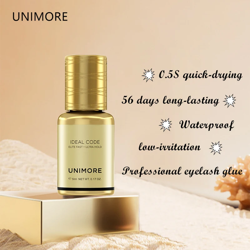 

Unimore 0.5s quick-drying glue eyelash glue for eyelash extension waterproof and long-lasting suitable for professional eyelash