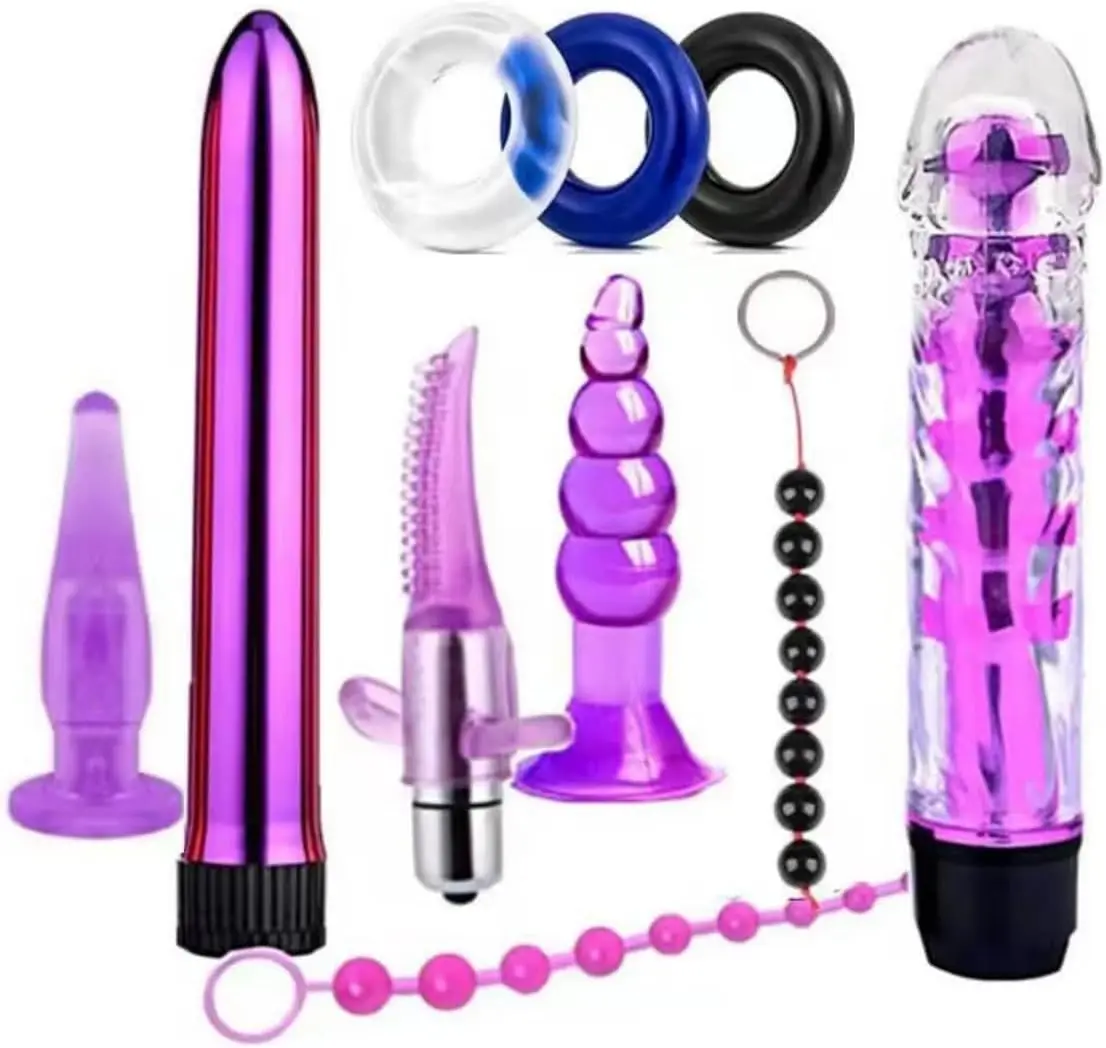 

10pcs Anal Trainer Beginner Kit Set Silicone Anal Plug Set for Beginner Butt Plug Training Prostate Anal G-Spot Adult Sexy Toys