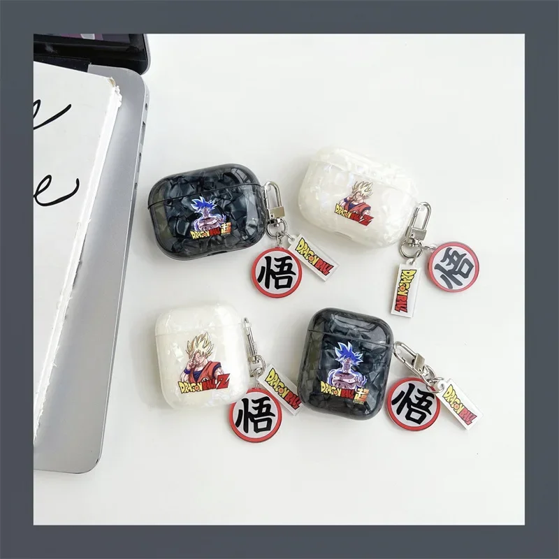 Dragon Ball Sayajins Goku Suitable for Airpods Pro2 Protective Cover Cartoon 2nd and 3rd Generation Wireless Headphone Shell