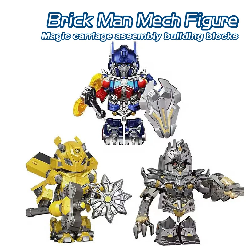 New Movie Series Transformation Optims Prima Building Blocks Mini Assemble Action Figure MOC Bricks Toys For Children Boys Gifts