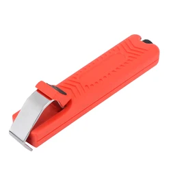 8-28mm PVC Cable Plastic Handle Mini Electrician Knife Wire Stripper Knife Durable Adjustable Cable Stripping Knife