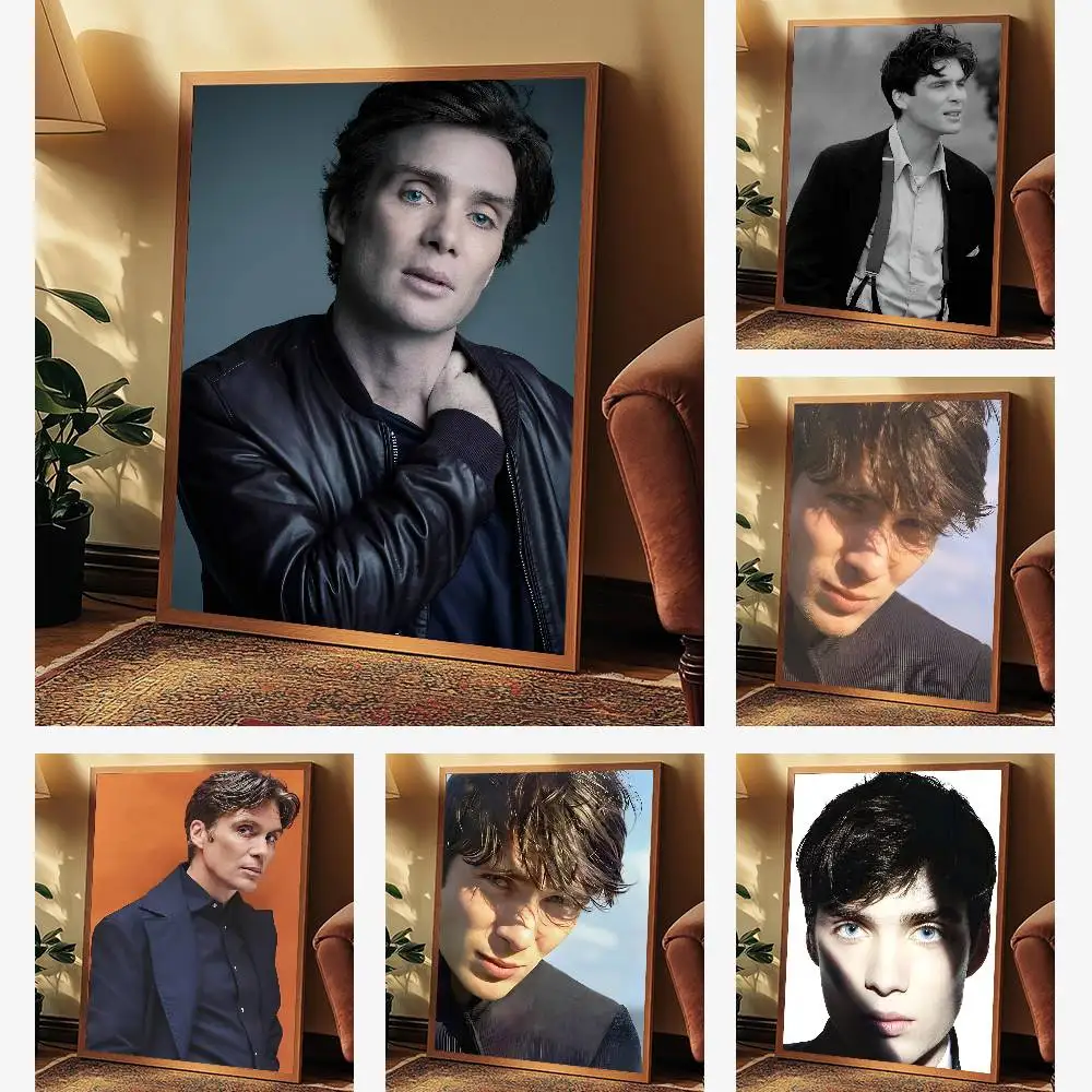 ملصق فني للممثل يونغ C-Cillian M-Murphy مع مطبوعات هدية تزيين غرفة النوم وغرفة المعيشة