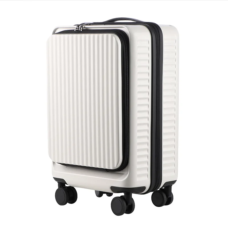

Front open suitcase female 2025 new expandable multi-functional trolley case 20-inch suitcase boarding suitcase male