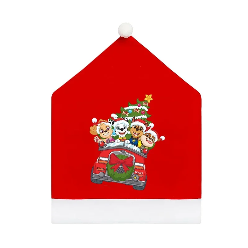 Paw Patrol Christmas Chair Covers Christmas Covers Christmas Supplies Table Decoration Gift Supplies Table Decoration Xmas Decor