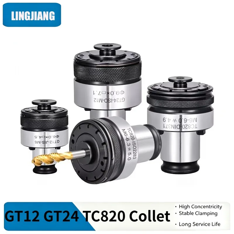 GT12 GT24 TC312 TC820 Collet M2 M3 M4 M6 M8 M10 M12 M14 M16 M18 M20 M22 M24 M27 M30 ISO DIN JIS Chuck Telescopic Tool Holder