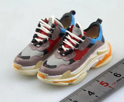 1/6 Woman Sneakers Sport Thick Soled Dad Platform Trainers Shoes Casual Sneaker Hollow Model  For 12" Action Figures SD/BJD Body