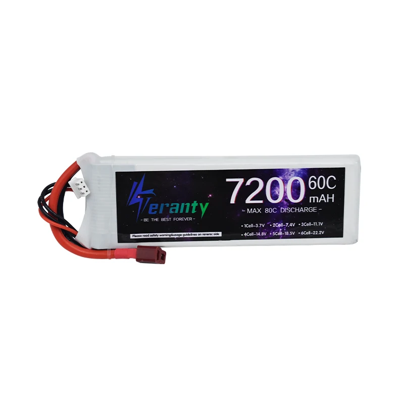 Wtyczka 60C bateria Lipo 2S 7.4V 7200mah XT60 do zdalnie sterowany Quadcopter samochodu dron FPV części łodzi samolotu z XT90 Deans T Tamiya