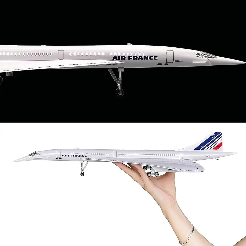 50CM 1:125 Scale Plane Concorde Air France British Airline Air