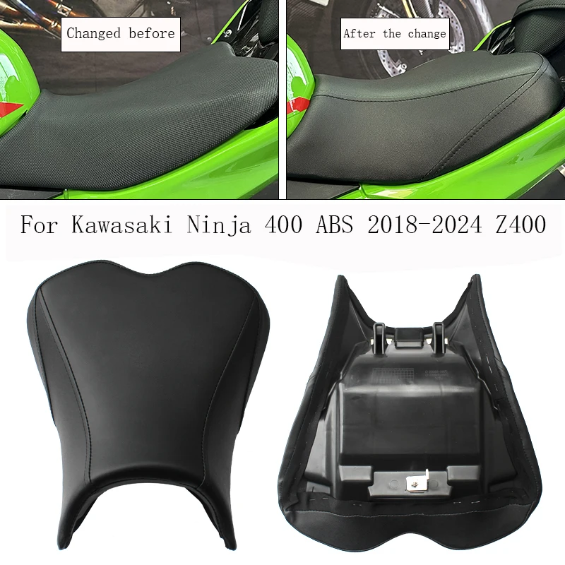 

Motorbike Front Rider Solo High Seat For Kawasaki Ninja 400 ABS 2018-2024 Z400 ABS 2019-2024 Driver Seat Cushion Accessories
