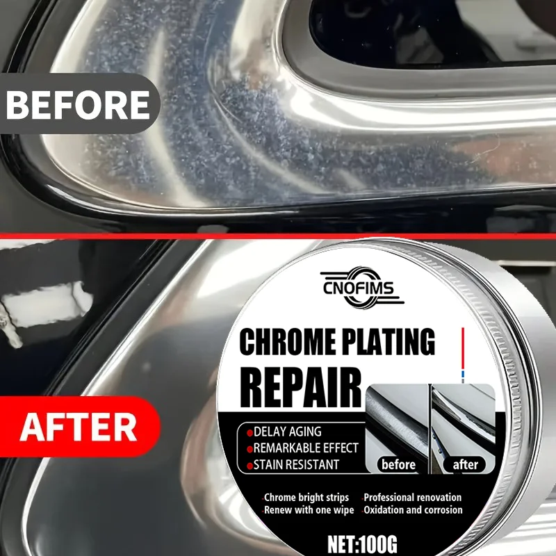 НОВАЯ 100 г универсальная автомобильная хромированная ремонтная паста, для ремонта дверных ручек и оконных рамок, автоматическая полировка оксида па