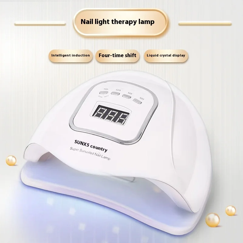 120w X5max เล็บและเล็บอัจฉริยะ Quick-Drying Baking Light Therapy Machine Light Therapy เล็บศิลปินเล็บ