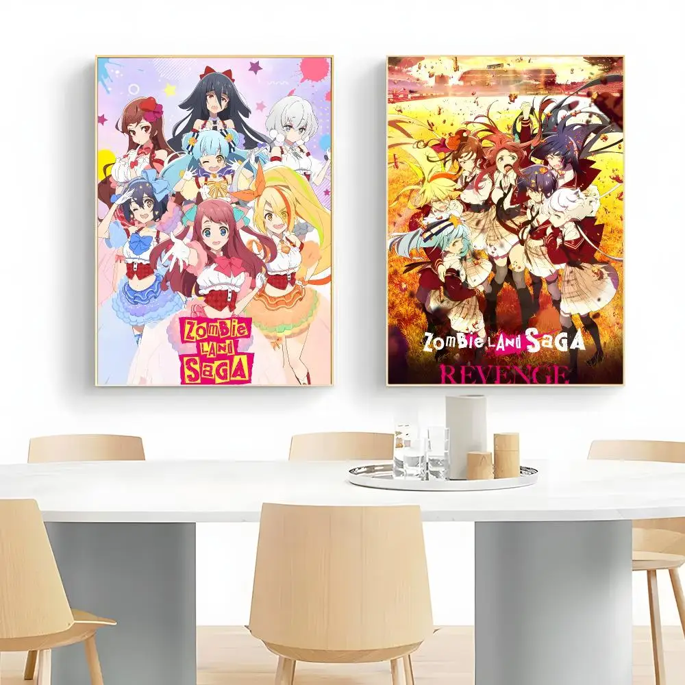Absurd Anime Z-Zombie Land Saga Poster Wall Art Print Decorative Mural Home Decor Gift Unframed