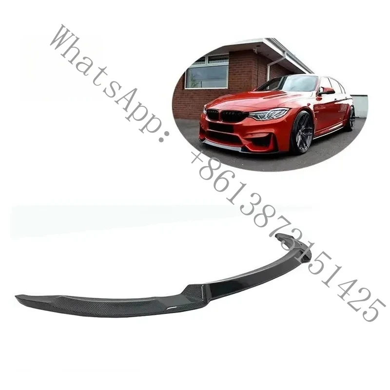 

Подходит для BMW F80 M3 F82 F83 M4 (2015-2019) – карбоновый спойлер-губа переднего бампера в стиле CS