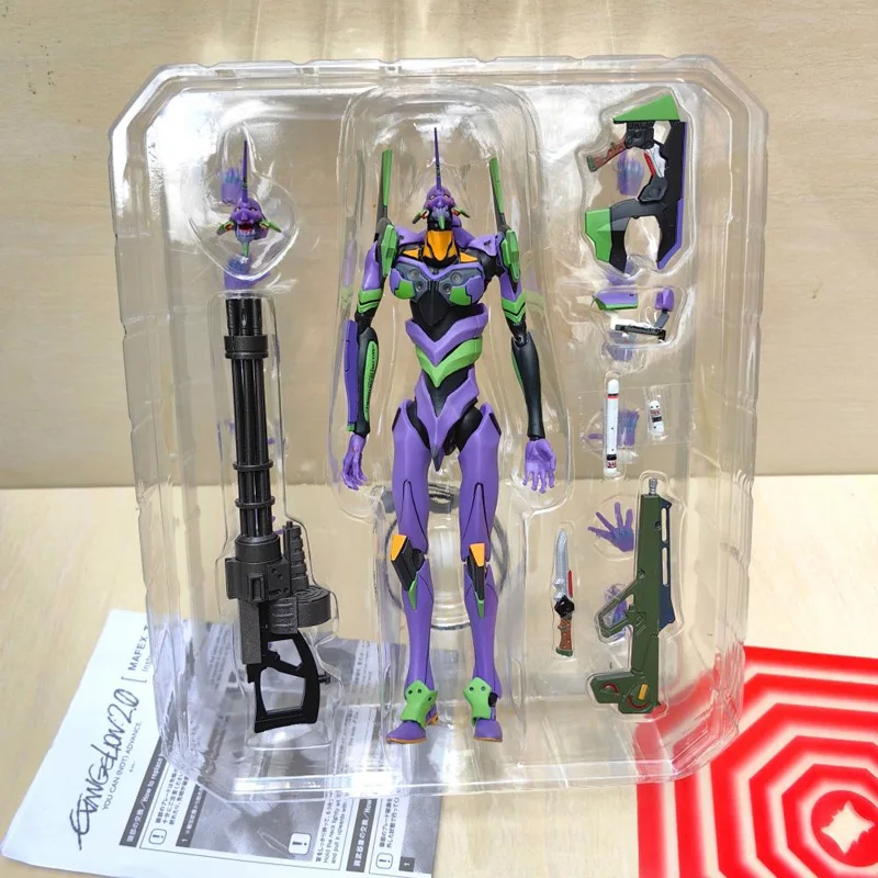Evangelion Revoltech EVA Figure Mafex EVA 080 Action Figures EVA MAF 156 EVA-01 Action Figure PVC Model Toys Collectable Gifts