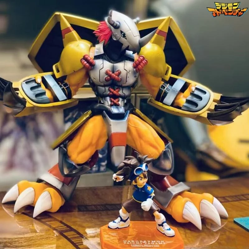 Figura Megahouse Digimon bitwa tyranozaura stal Garuru anioł bogini bestia Omega zabawka prezent urodzinowy