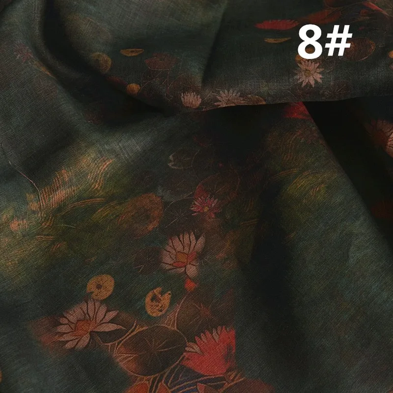 中国風のレトロ Xiangyun 糸薄いリネン生地春と夏のドレススリングチャイナ衣装ハン