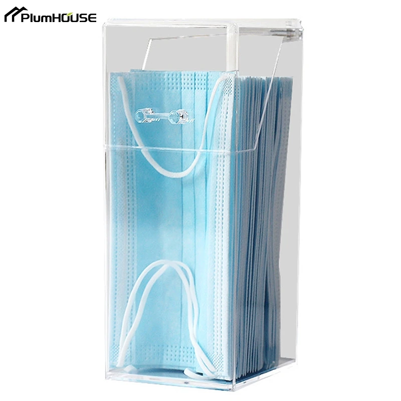 Mask Storage Box Wet Tissue Box Baby Wipes Dispenser Holder Household Dust-proof Tissue Box With Lid Kitchen Seal Design