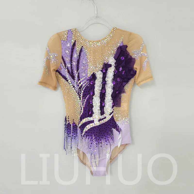 

LIUHUO Rhythmic Gymnastics Leotard Competitive Cheerleading Performance For Children