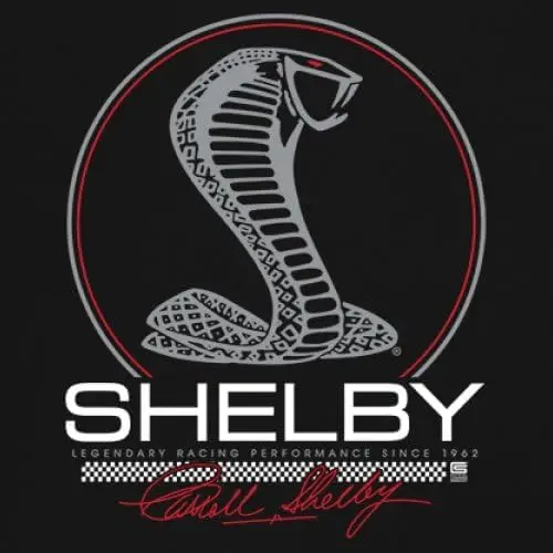 Shelby Cobra Legendary Racing Performance T-shirt American Classic Muscle Car GT500 GT Powered by Ford Men\'s Tee