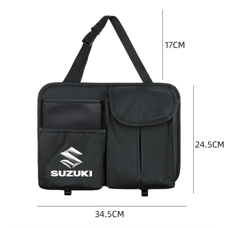 For Suzuki Grand Swift Jimny Vitara Baleno Alto Car Styling Back Rear Trunk Seat Storage Bag Pocket Organizer Tidying Accessorie