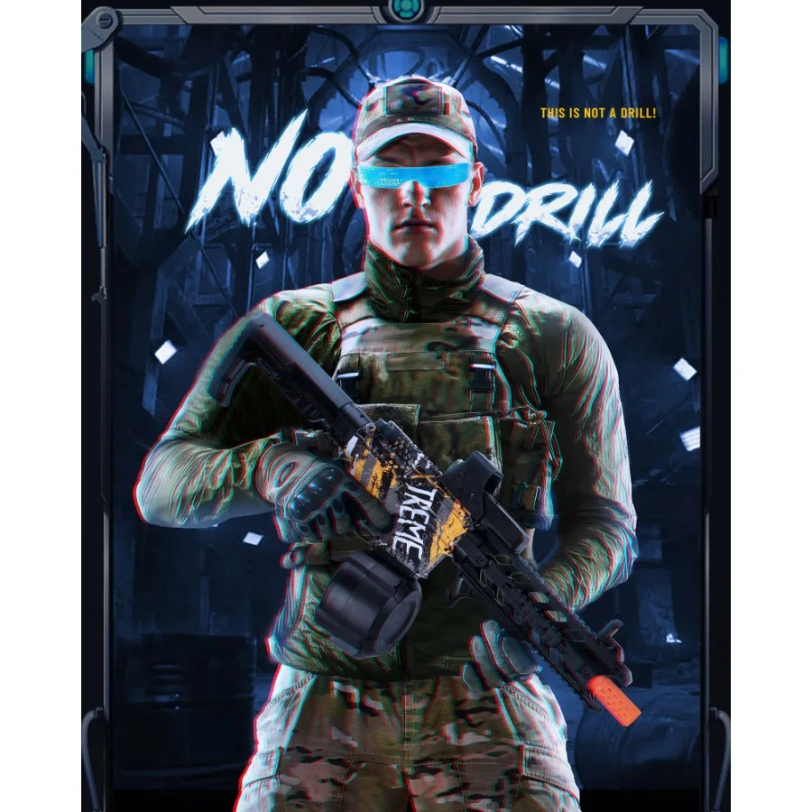 Blaster elettrico con sfera in gel Blaster Gelfire ad alta velocità per Orbeez con 40000 colpi di gel e giocattoli con sfera antispruzzo per occhiali per esterni