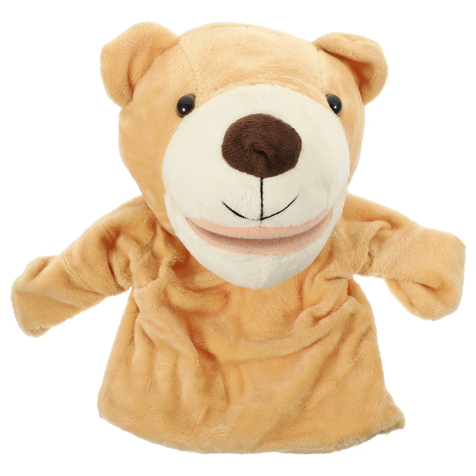 

Childrens Bear Hand Puppet with Articulated Mouth Design Animal Puppet for Storytelling Role Play Imaginative Learning