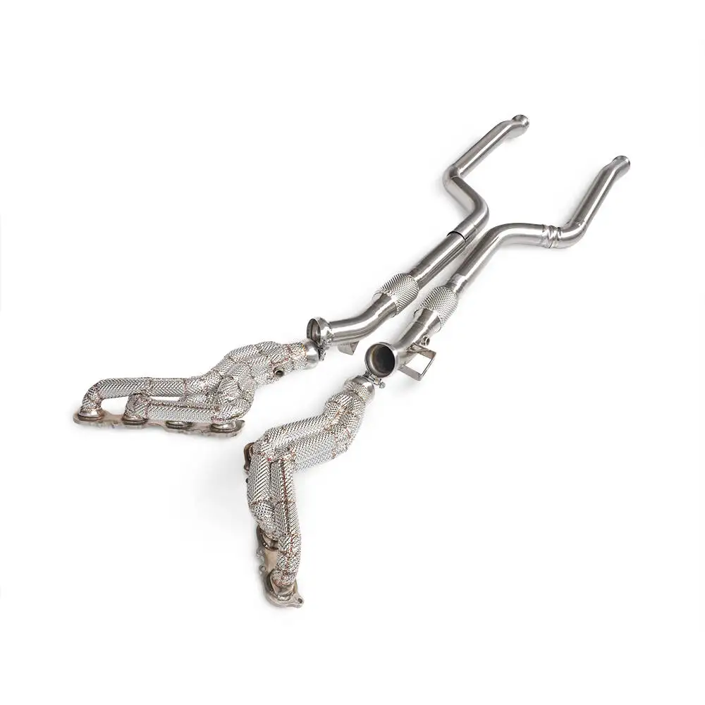 

For Mercedes Benz GLK 63 AMG X204 6.2 2008-2012 Exhaust Manifold with Insulated High-performance Exhaust Collector