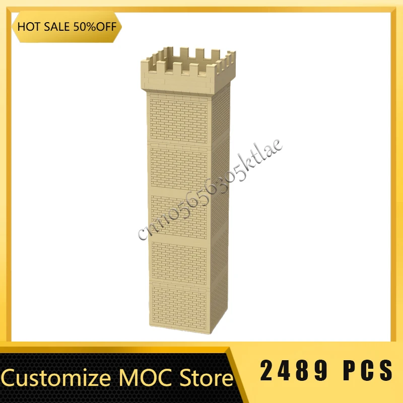 2489ピース MOC カスタマイズ 中世風 クリエイティブ建築 希望の塔 モジュール式 組み立てブロック モデル 子供向け 組み立て クリスマスギフト