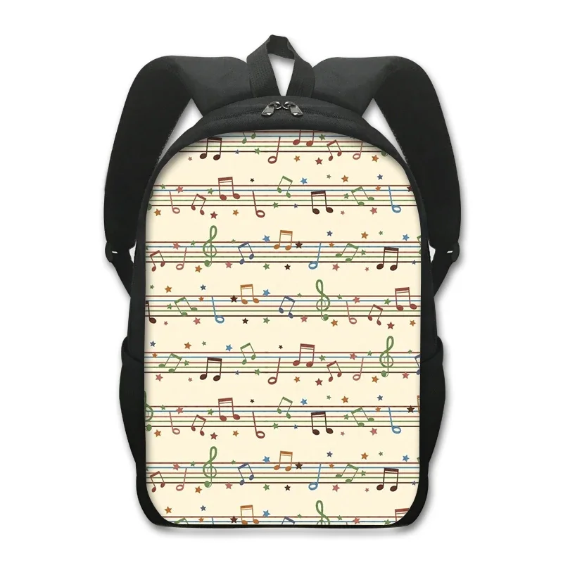 

Music Notes Backpack for Men Women, Vintage Musical Score Bookbags Student Schoolbag Fashion Daypack Sport Hiking Travel Bags