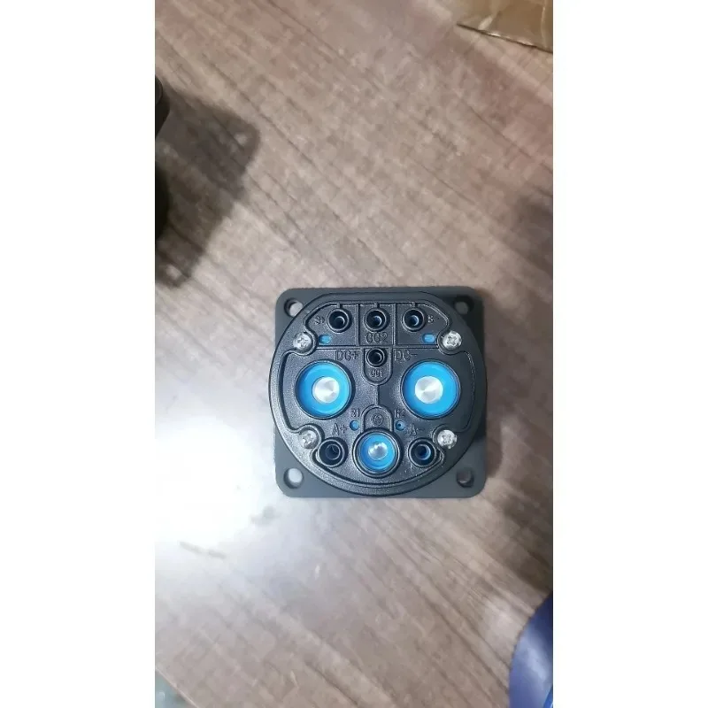 GB/T DC Fast Charging Nine-hole Socket for New Energy Vehicles The Charging Port for Electric Vehicles Is Brand New.