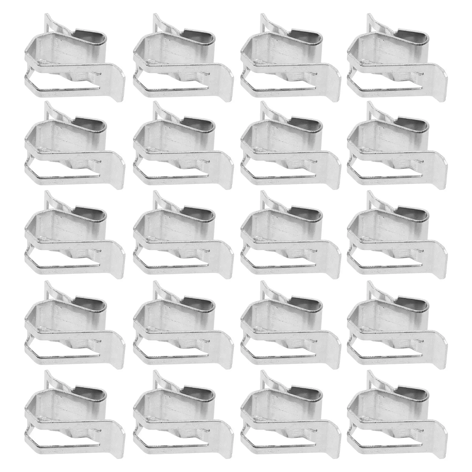 30Pcs Photovoltaic Cable Clips Stainless Steel Solar Panel Wire Holders Trailer Frame Cable Management Uv Resistant