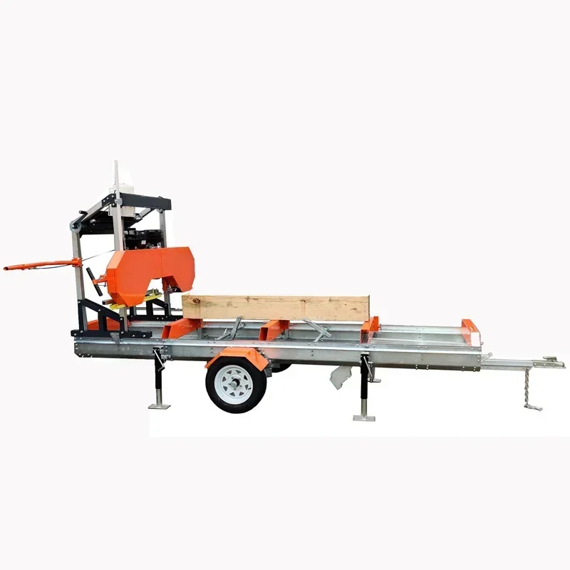 YUGONG Hot Sale Portable Horizontal Sawmill Machine Wood Cutting Horizontal Saw Wood Cutter