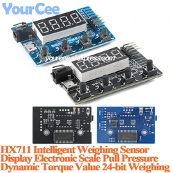 HX711 Load Cell AD Intelligent Weight Pressure Sensor Module with Display 24-bit Weighing Instrument Electronic Scale 4P Cable